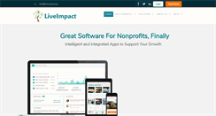 Desktop Screenshot of liveimpact.org